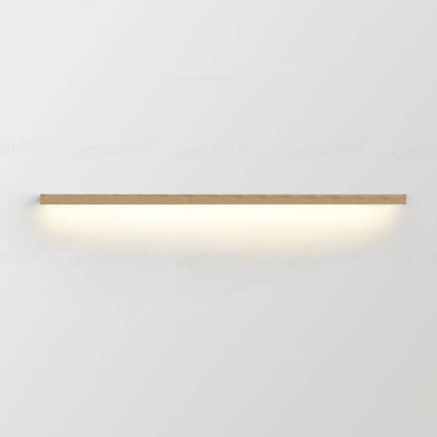 Japanese Minimalist Wood Strip LED Wall Sconce Lamp