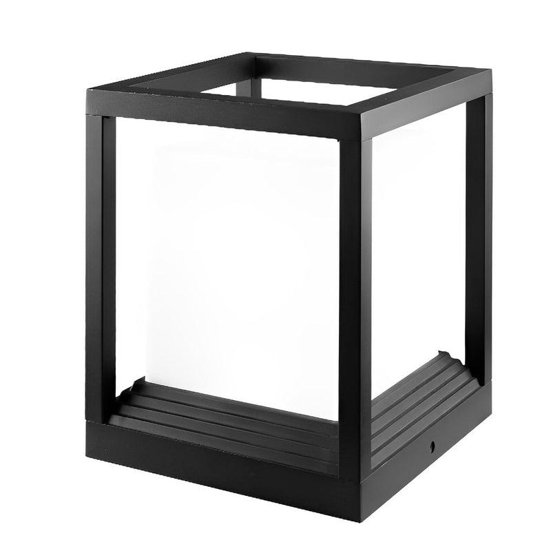 Einfache quadratische moderne Solar-LED-Zaunpfostenleuchten