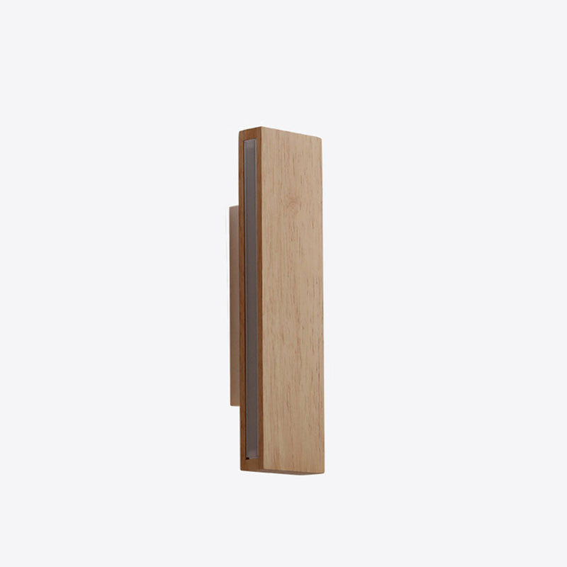 Japanese Minimalist Rotatable Log LED Wall Sconce Lamp