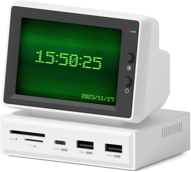 IPS Mini Screen – 3.5-Inch Data Monitor for CPU, RAM & HDD with USB-C Hub