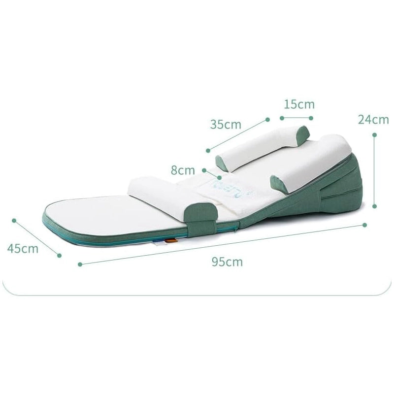 Newborn Baby Anti-Roll Reflux Support Bed Wedge Side Sleeping Pillow