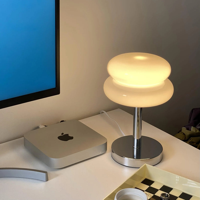 Macaroon French Design Glass Lamp