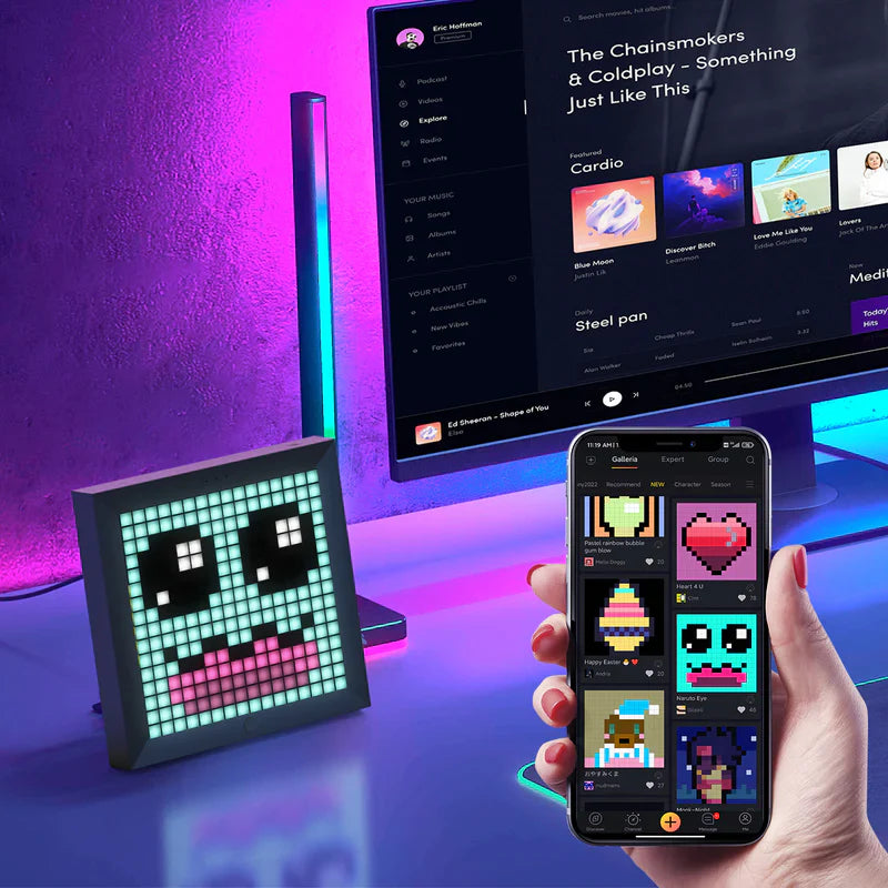 LED Pixel Display Screen Customizable Animation Panel