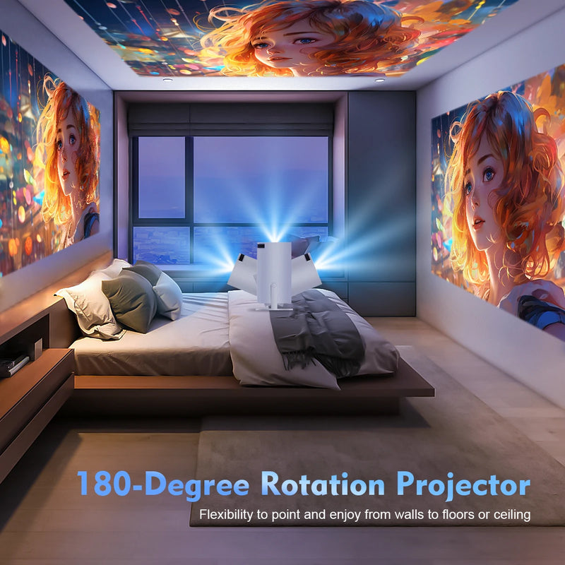 Magcubic HY300 Pro 4K Android 11 Projector – Dual WiFi6, BT5.0, 260 ANSI, Home & Outdoor Use