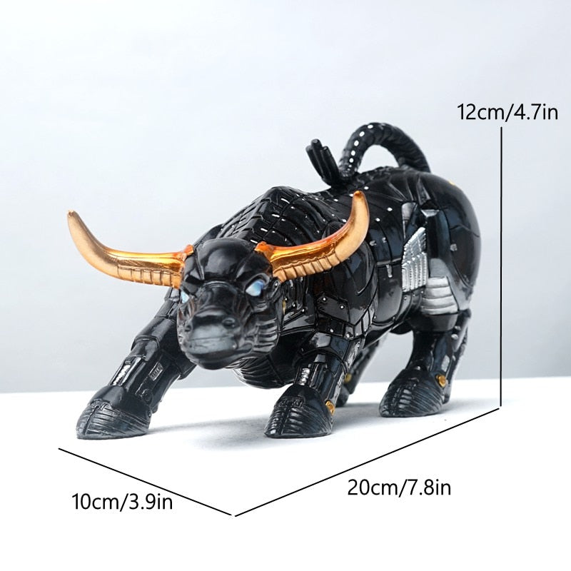 Krypto-Bullenstatue