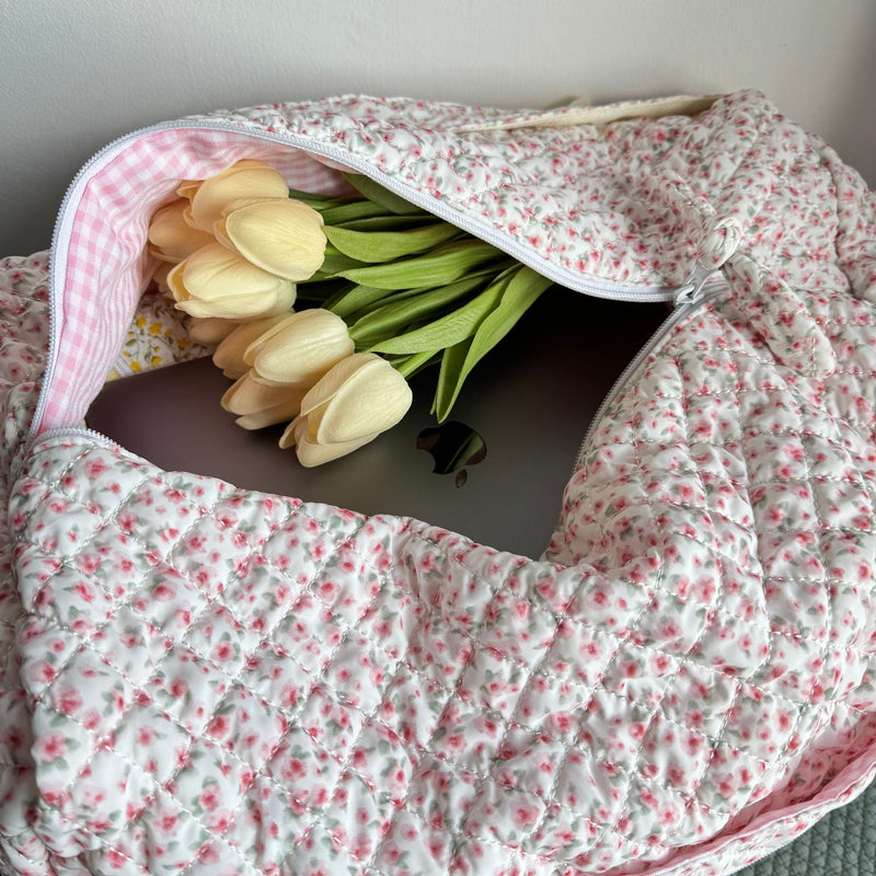 Peony Floral Travel Duffel Bag