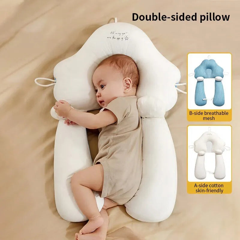 Newborn Baby Anti-Roll Neck Support Sleeping Pillow