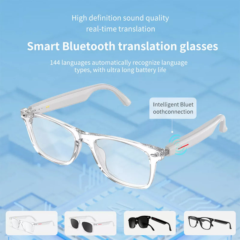 Wireless AI Smart Translator Glasses 100+ Languages