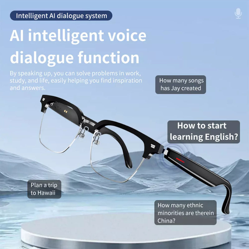 Wireless AI Smart Translator Glasses 100+ Languages