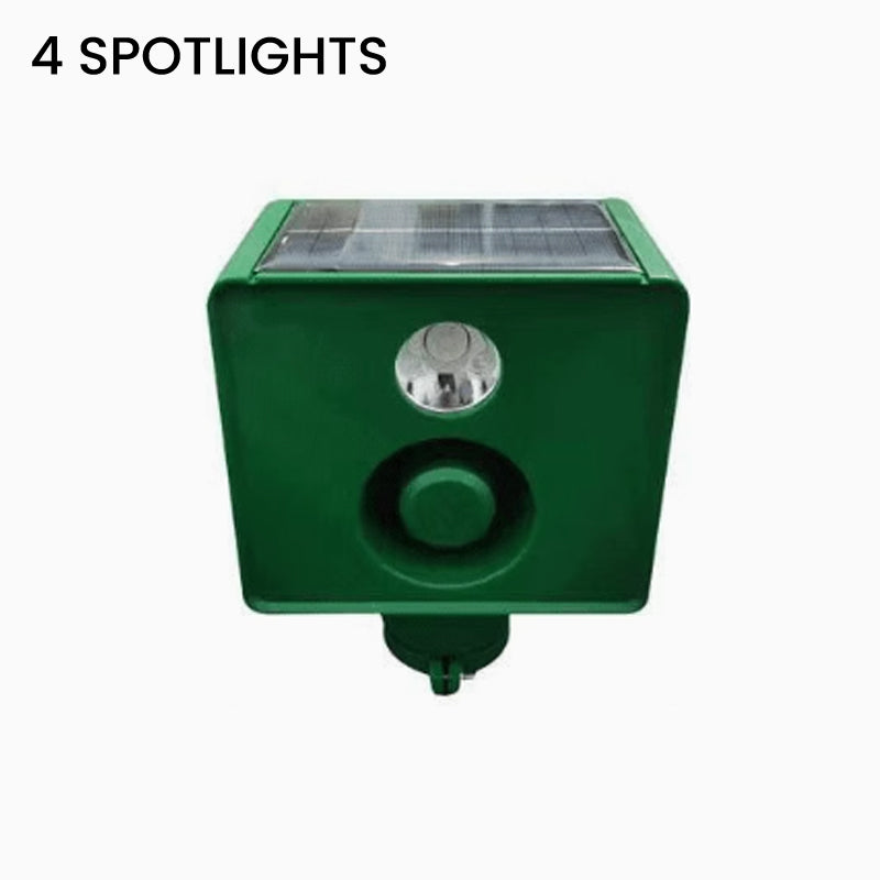 Solar Beast Repellent Warning Lights with Loud Alarm