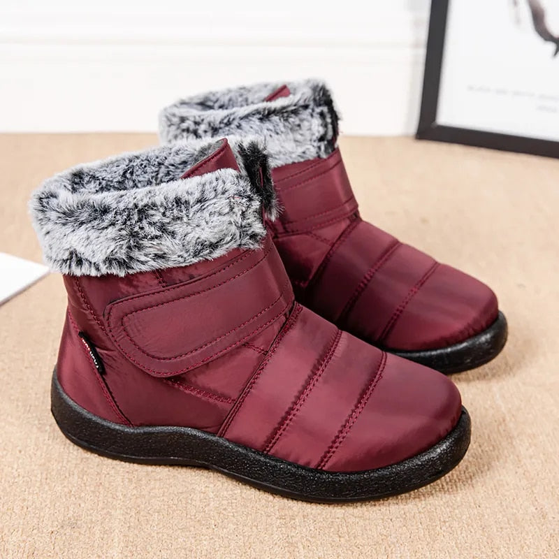 Orthopädische Winterstiefel, warme, schneefeste, wasserdichte und rutschfeste Stiefel