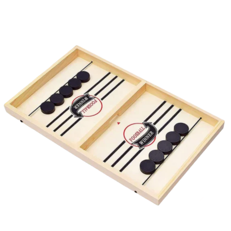 Tischhockeyspiel aus Holz 
