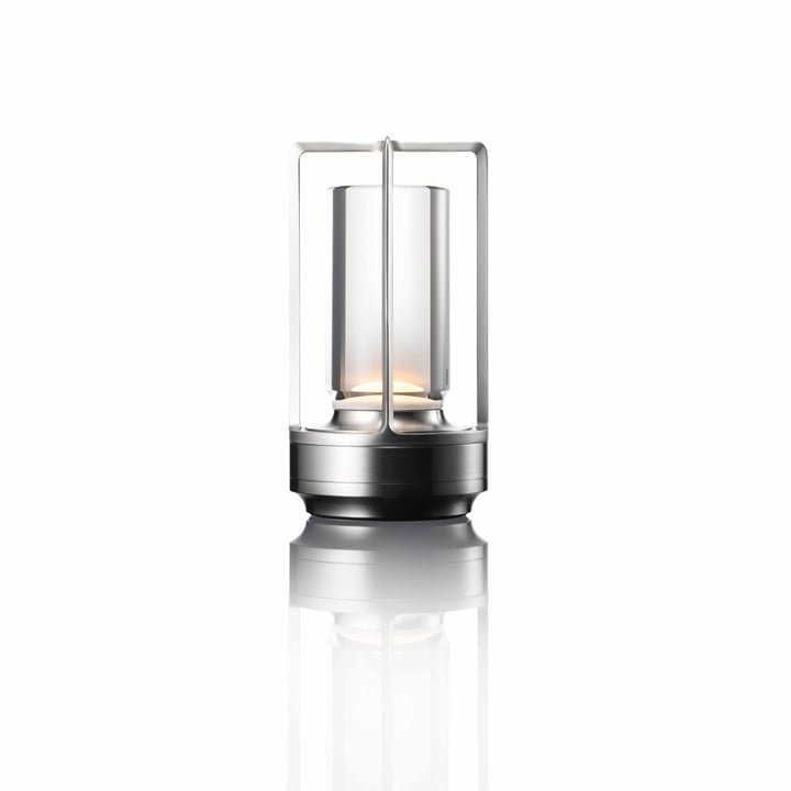 Kabellose Tischlampe Ambient Lantern aus Kristall
