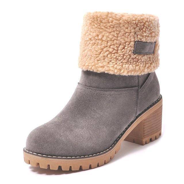 Schneestiefel mit Blockabsatz für Damen | Die besten Schneestiefel für Damen