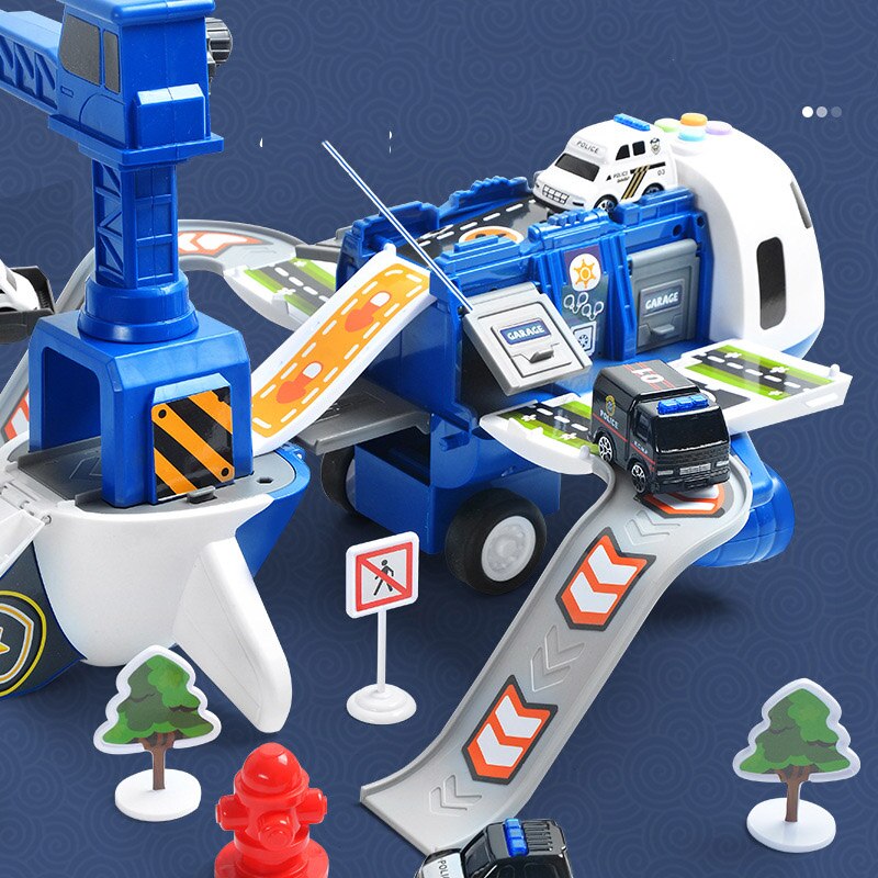Extra Large Airplane Vehicle Play Sets | Police, Construction or Fireman Toys