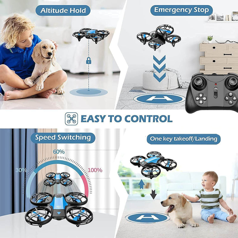 Drone with Camera for Beginners | Gesture and Mobile Control Flying RC Quadcopter