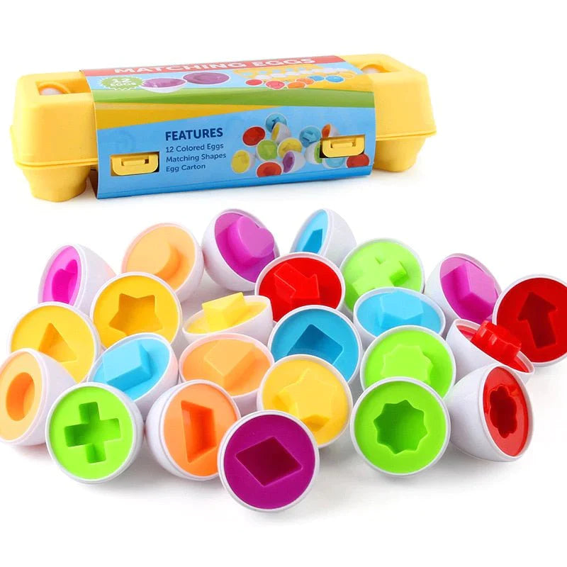 Montessori Achtsame geometrische Eier