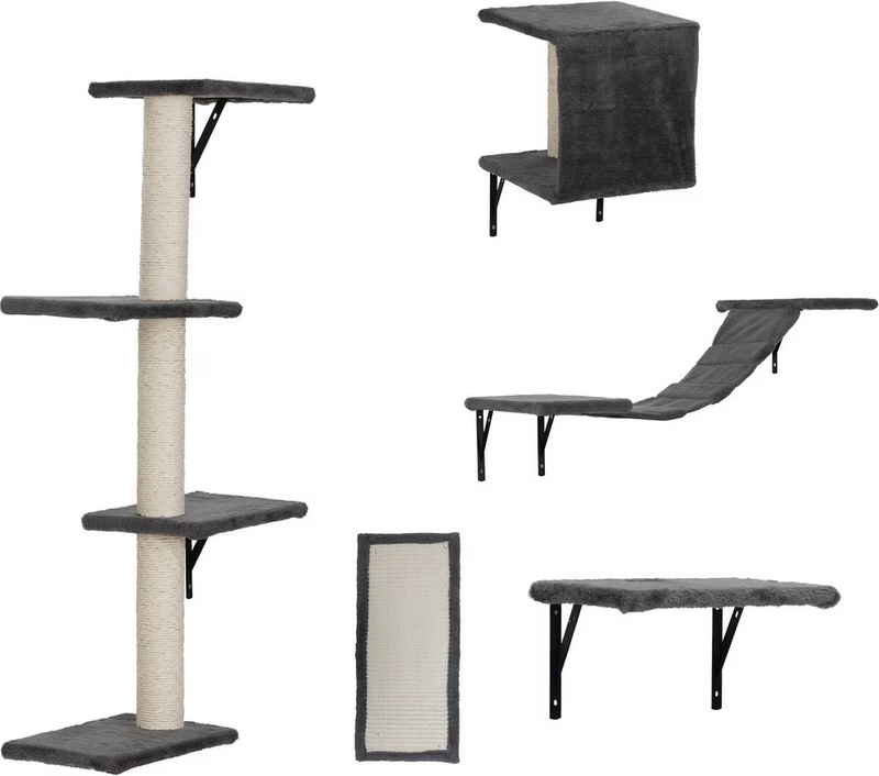 Scratching Cat Climber Set Tree - 5Pcs