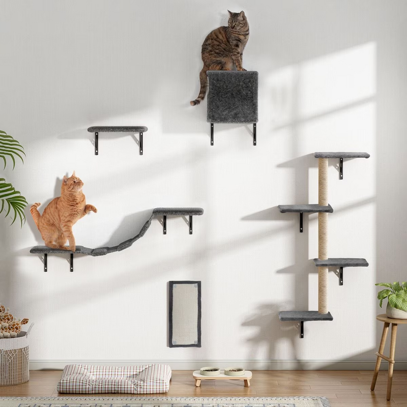Scratching Cat Climber Set Tree - 5Pcs